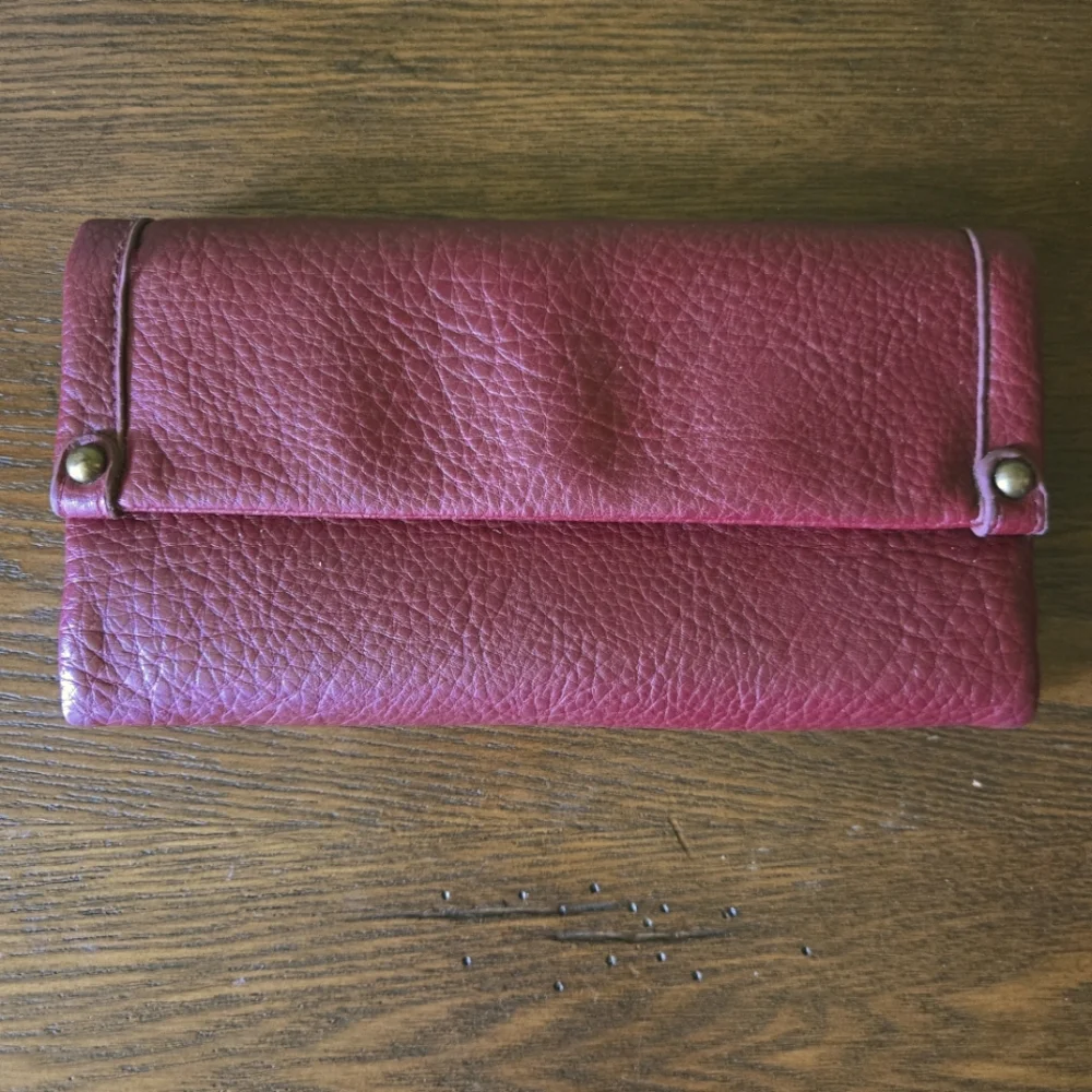 Elegant Burgundy Soft Leather Wallet